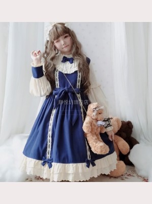 Honey Girl Lolita Style Dress OP by JingYueFang (YJ12)